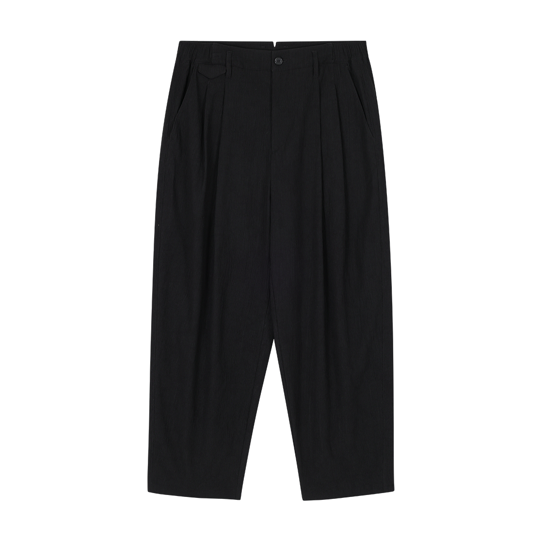 SI3PT302BK SONGZIO HOMME Pleats Volume Carrot Pants Black