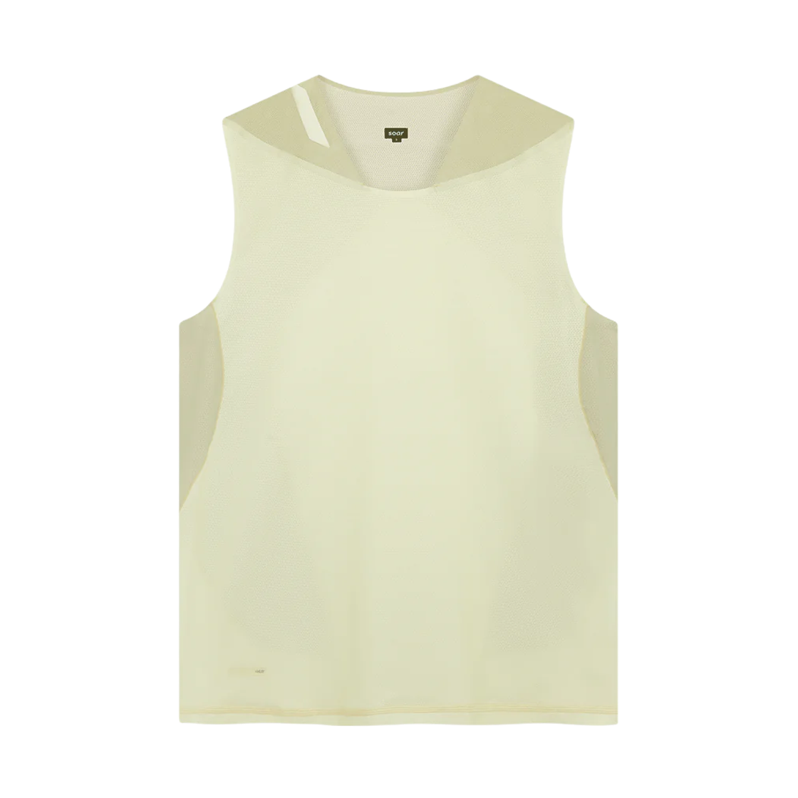 소어 러닝 싱글렛 웜 그레이 옐로우(Soar Running Singlet Warm Grey Yellow)