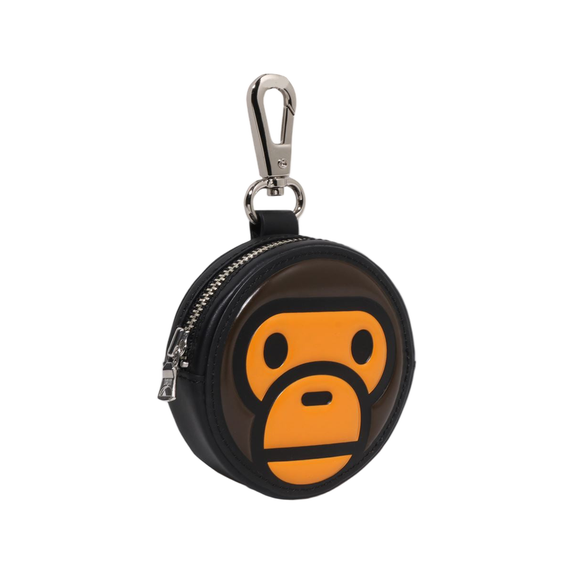 베이프 베이비 마일로 페이턴트 레더 코인 케이스 블랙(BAPE Baby Milo Patent Leather Coin Case Black) - 2