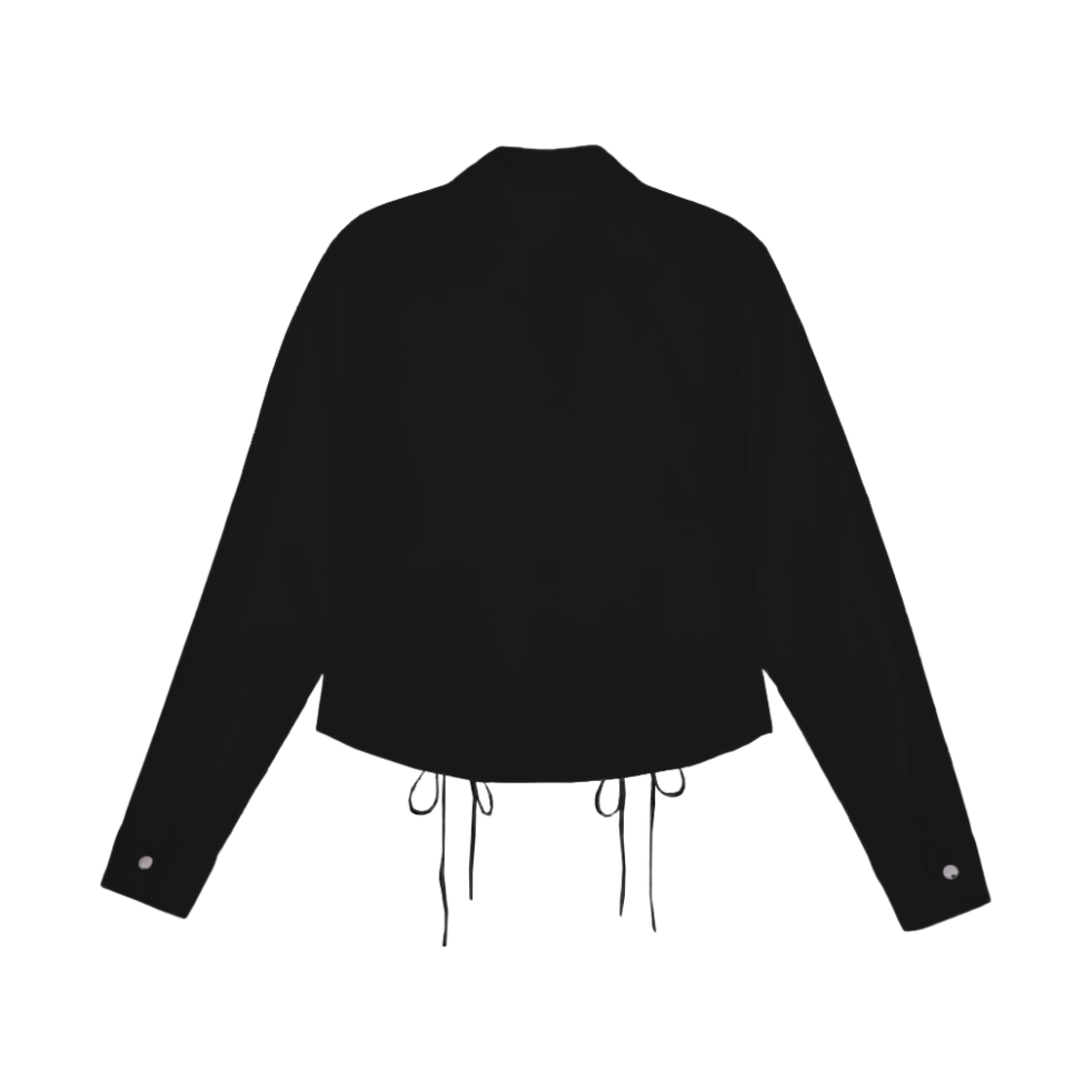 분트 벨 코르셋 슬림 셔츠 블랙(VOONT Belle Corset Slim Shirt (BLACK)) - 2