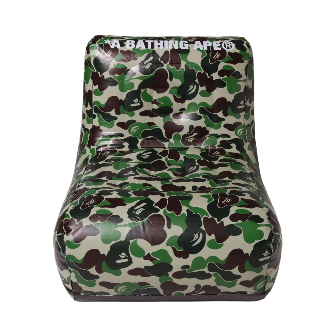 베이프 ABC 카모 인플레이터블 체어 그린(BAPE ABC Camo Inflatable Chair Green)
