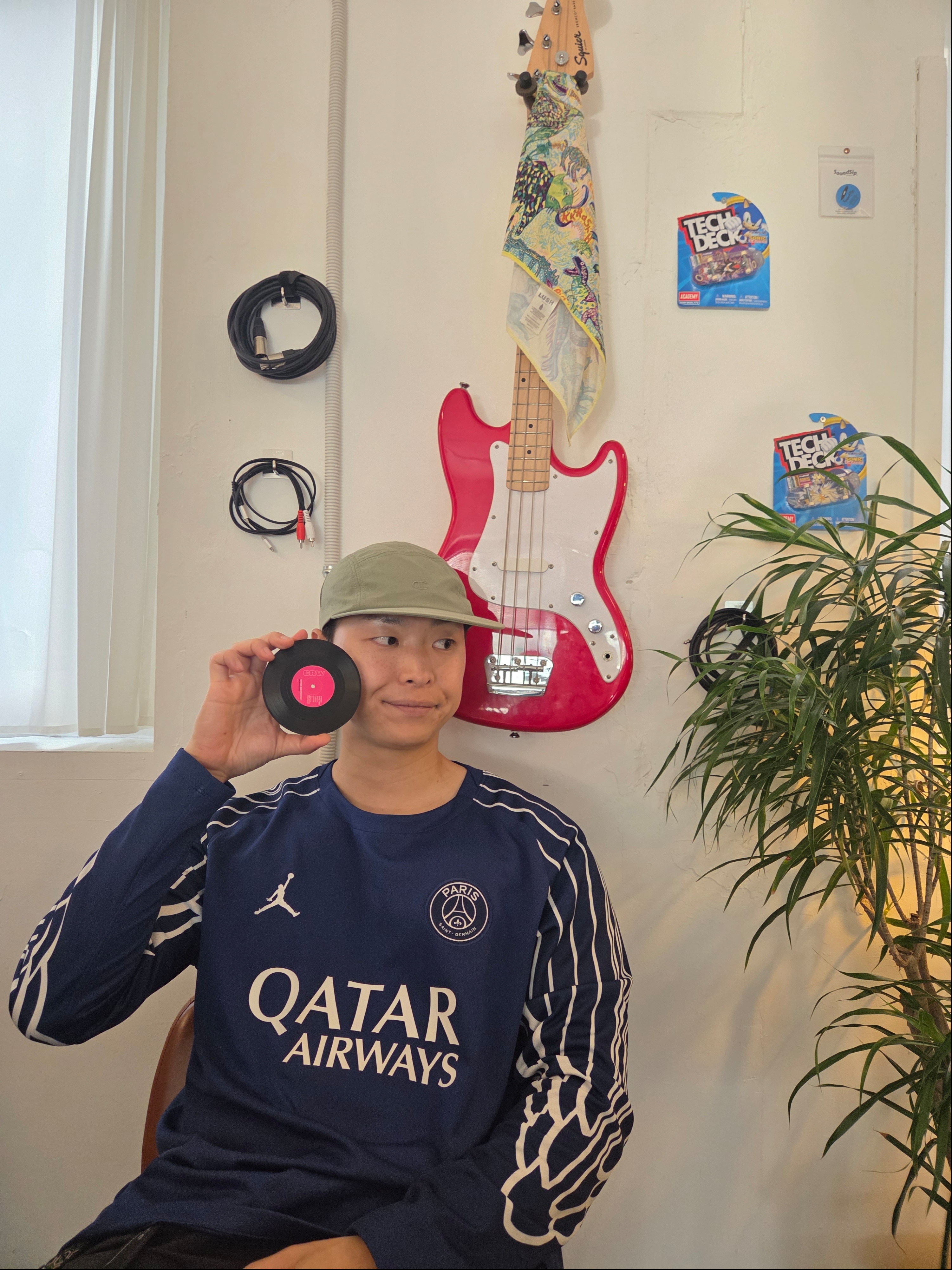 Jordan x Paris Saint-Germain 2024/25 Stadium 4th Dri-Fit Replica Long-Sleeve Jersey Blue Void Phantom (Non Marking Ver.), Ader Error x Zara Backpack Black 착용 스타일 - 6