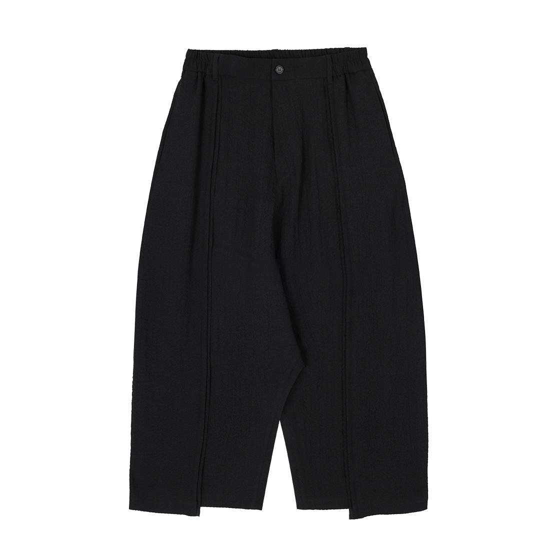송지오옴므 어시메트릭 사루엘 팬츠 블랙(SONGZIO HOMME Asymmetric Sarouel Pants Black) - 1