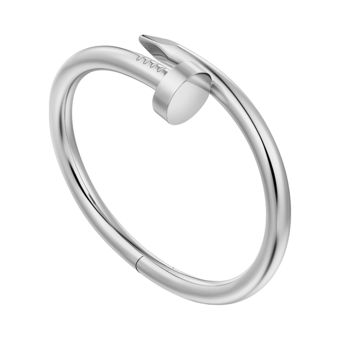 까르띠에 저스트 앵 끌루 브레이슬릿 라지 화이트 골드(Cartier Juste un Clou Bracelet Large White Gold) - 2