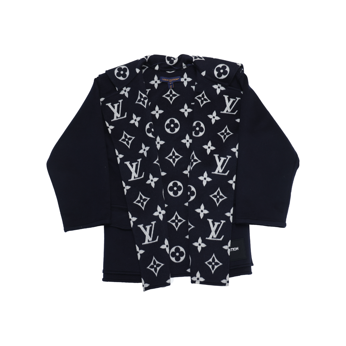 루이비통 오버사이즈드 모노그램 액센트 코트(Louis Vuitton Oversized Monogram Accent Coat) - 1