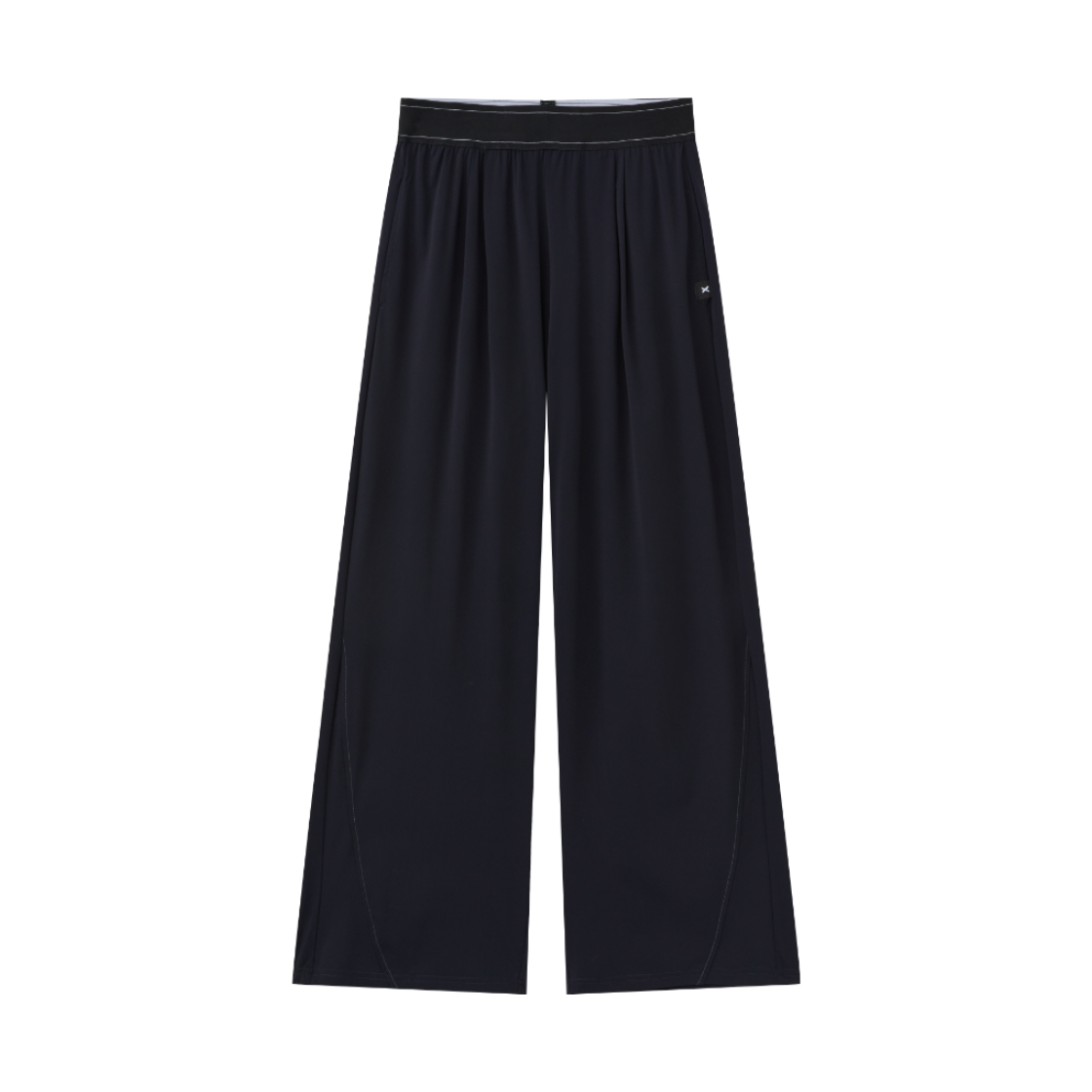 챕터엑스 커브드 라인 쿨링 와이드 트라우저 블랙(Chapter.X Curved Line Cooling Wide Trousers Black)