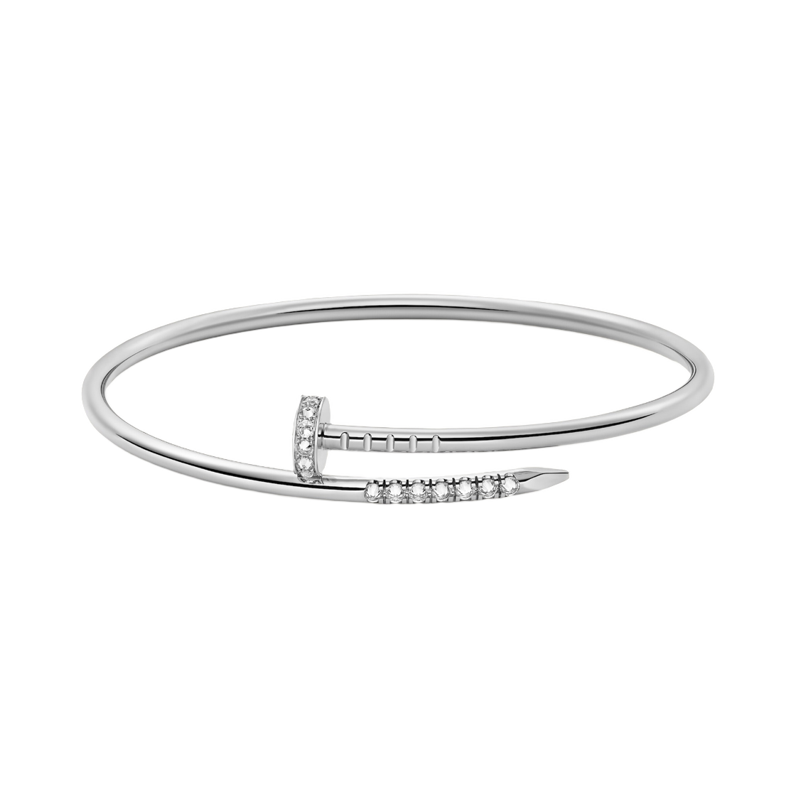 까르띠에 저스트 앵 끌루 브레이슬릿 스몰 화이트 골드 다이아몬드(Cartier Juste un Clou Bracelet Small White Gold Diamonds)