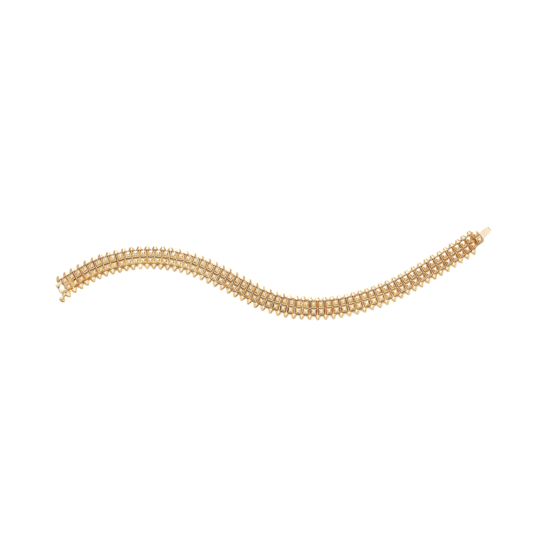 N67306 Cartier Clash de Cartier Bracelet Flexible Double Row Yellow Gold
