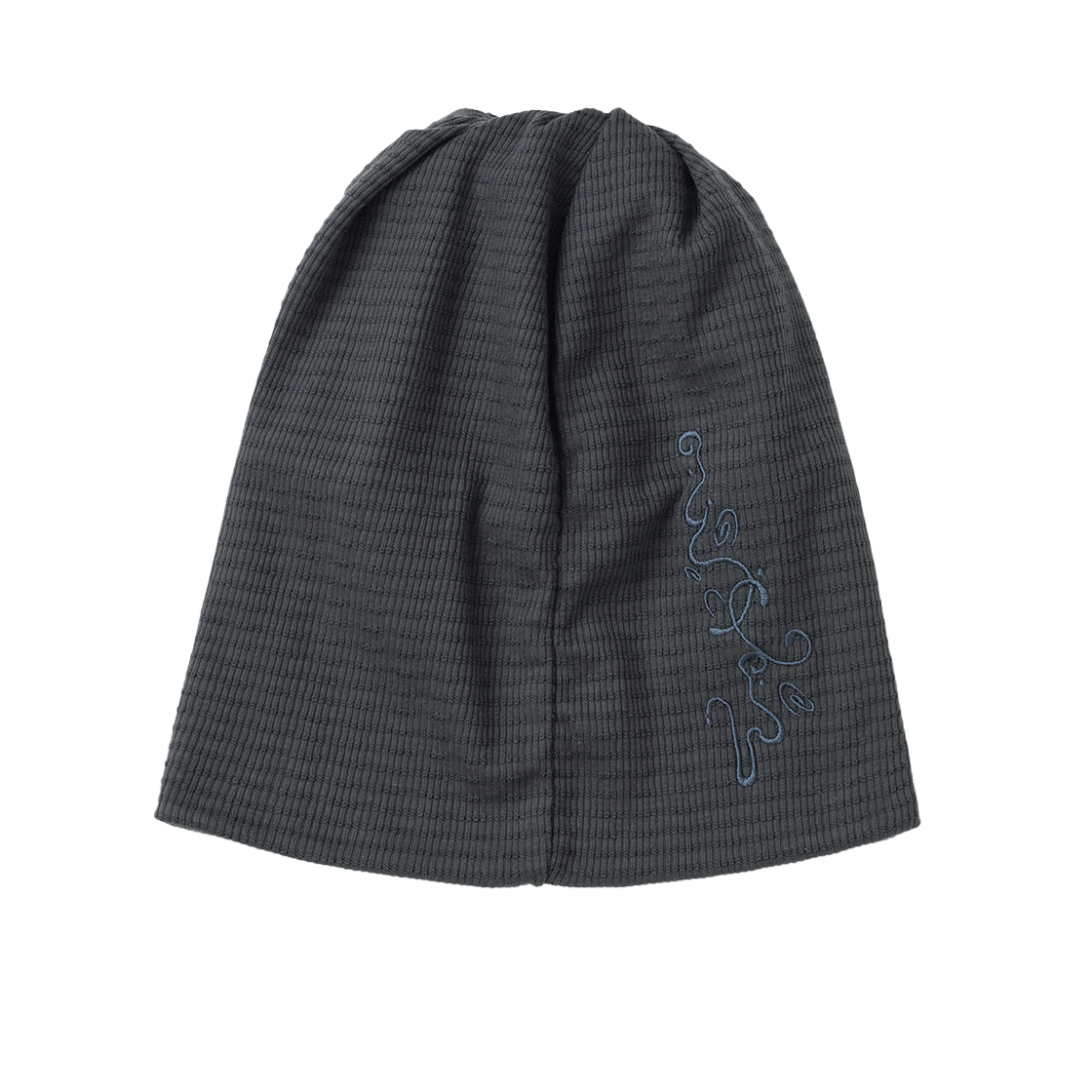 밀로 우먼 와이드 슬럽 비니 차콜(MILLO WOMEN Wide Slub Beanie Charcoal)