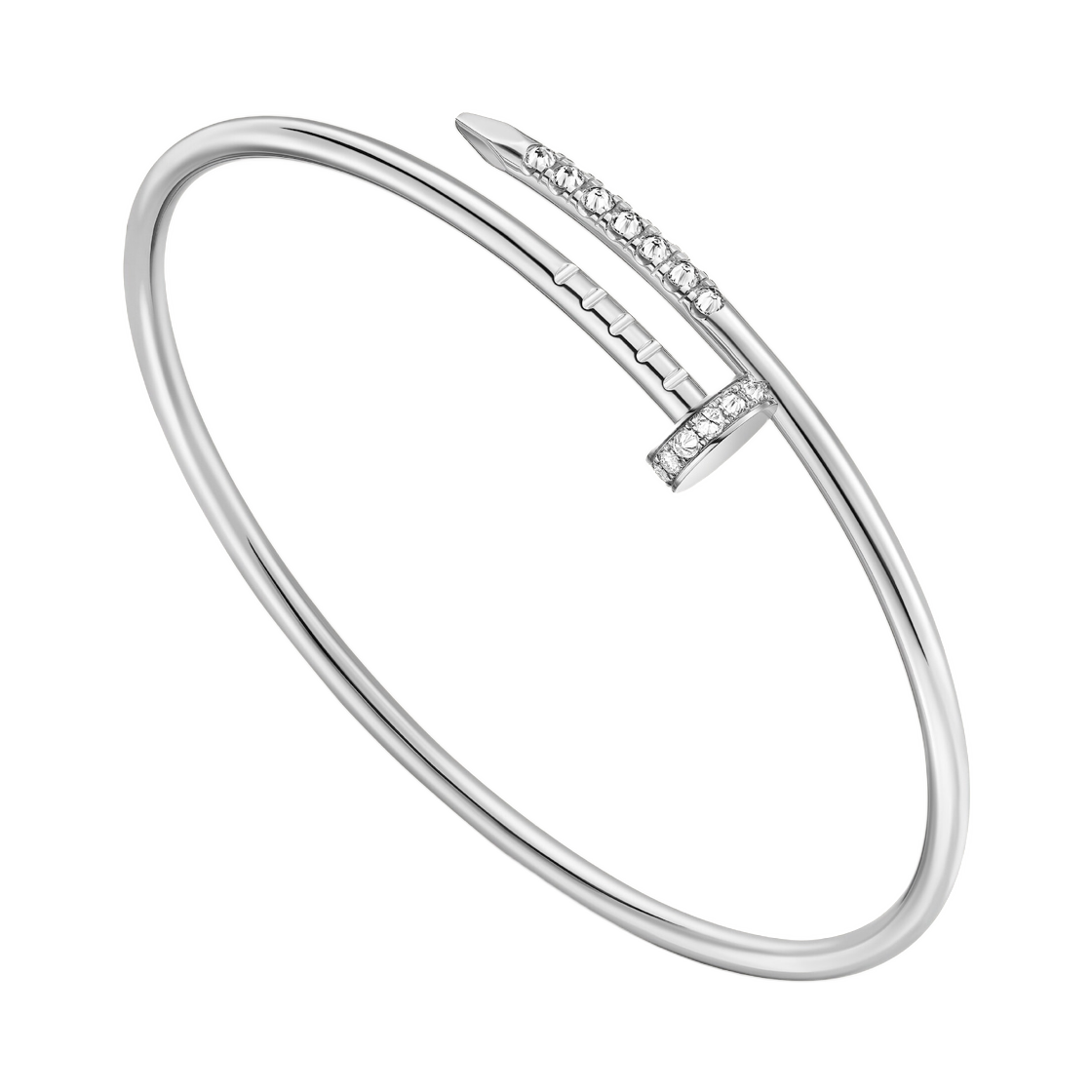 까르띠에 저스트 앵 끌루 브레이슬릿 스몰 화이트 골드 다이아몬드(Cartier Juste un Clou Bracelet Small White Gold Diamonds) - 2