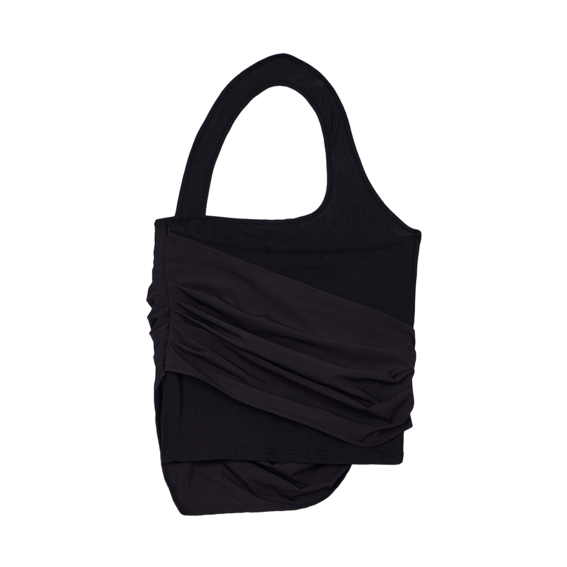 분트 다이애그널 패널 홀터 슬리브리스 블랙(VOONT Diagonal Panel Halter Sleeveless (BLACK)) - 2