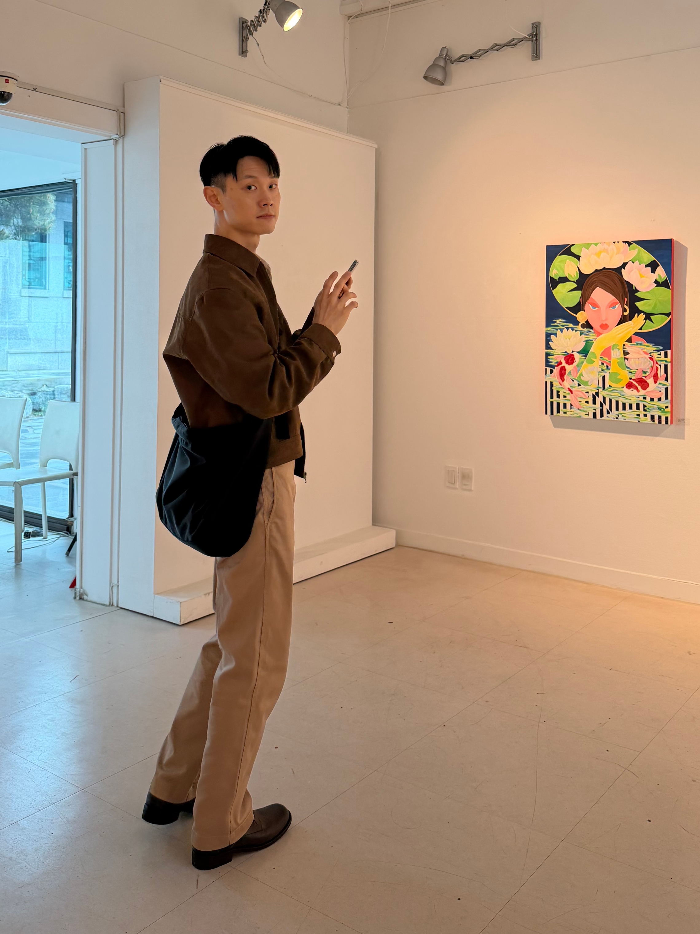 Buzz Rickson's Original Spec Chinos One Wash Beige 착용 스타일