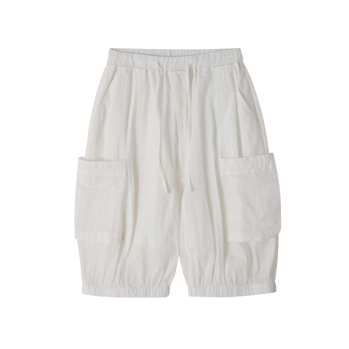 SI3PT344WH SONGZIO HOMME Oriental Sarouel Pants White
