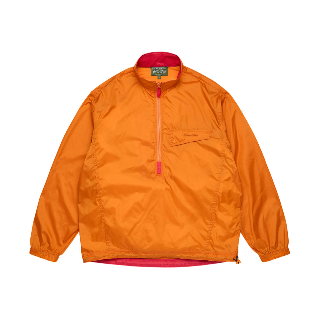 데님 티어스 스크립트 윈드브레이커 오렌지(Denim Tears Script Windbreaker Orange)