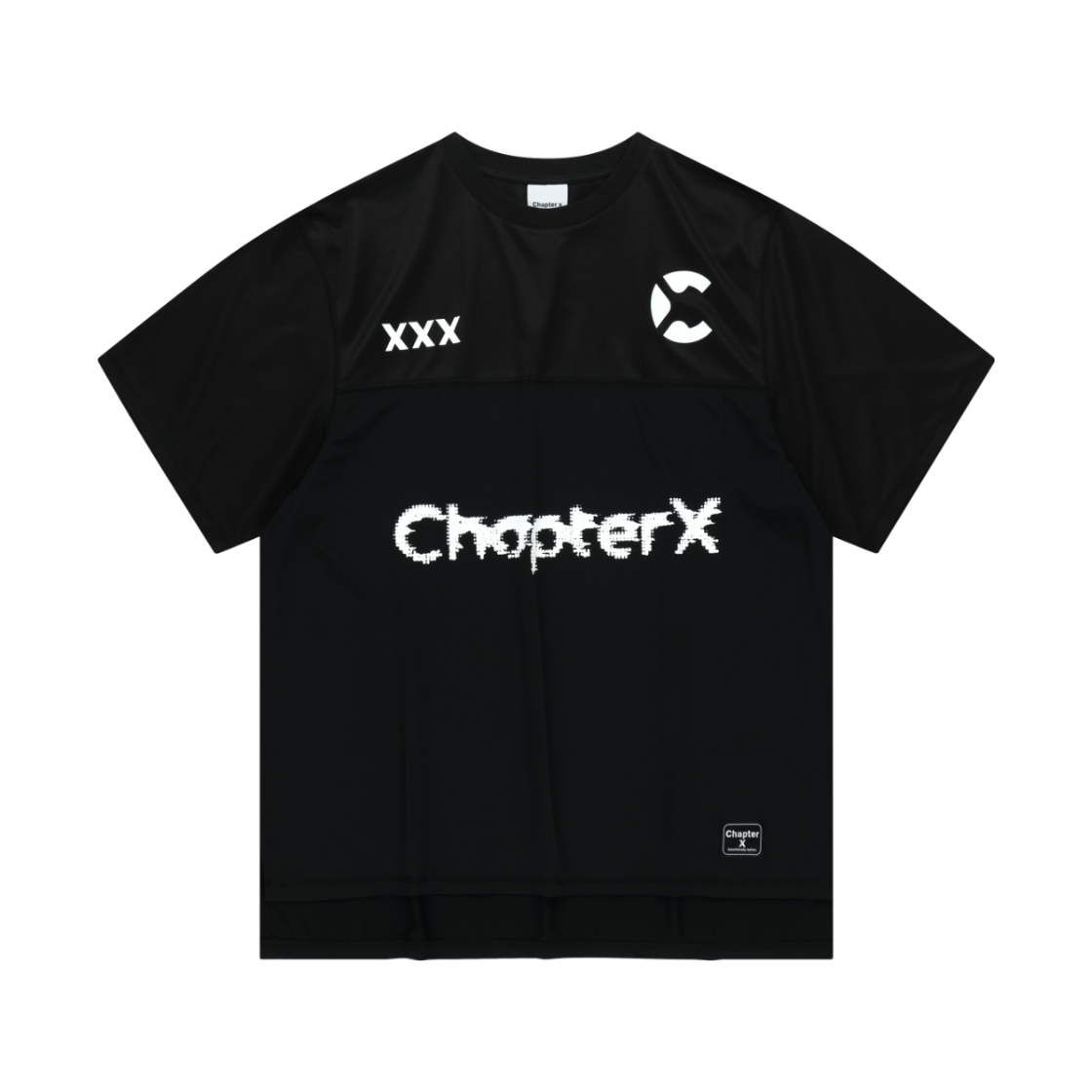C1001BK Chapter.X Cooling American Football Jersey Half Sleeve Black