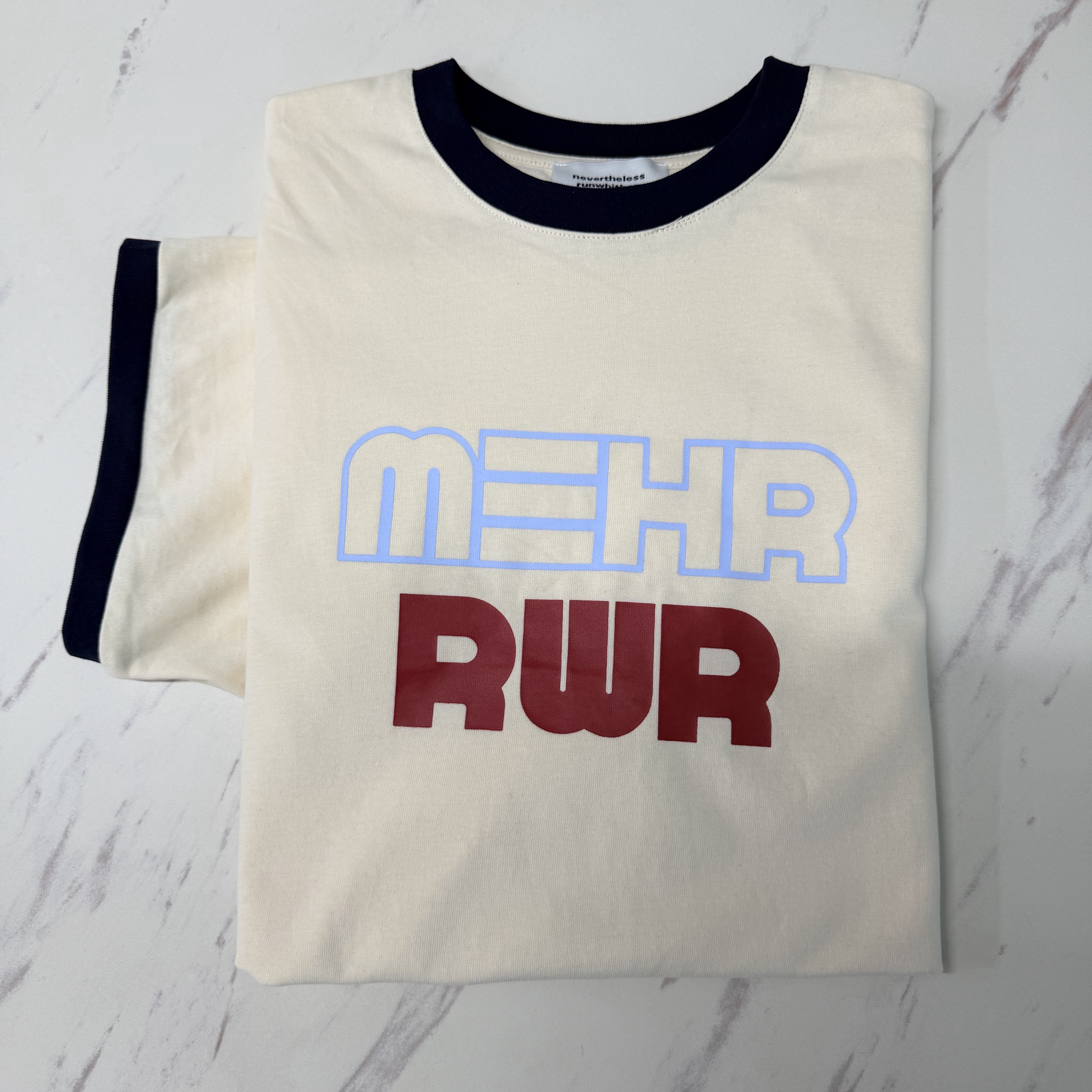 [KREAM 단독] RWR x MEHR Ringer T-Shirt Cream, [KREAM 단독] VVM IN Protein Bar 26g * 10ea 1box 착용 스타일 - 3