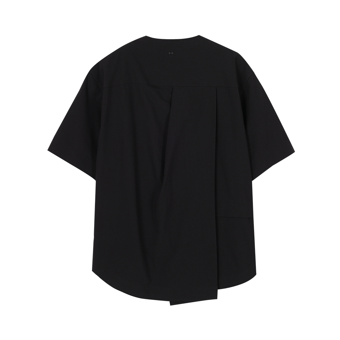 송지오 컬렉션 어시메트릭 드레이프 티셔츠 블랙(SONGZIO COLLECTION Asymmetric Drape T Shirt Black) - 2