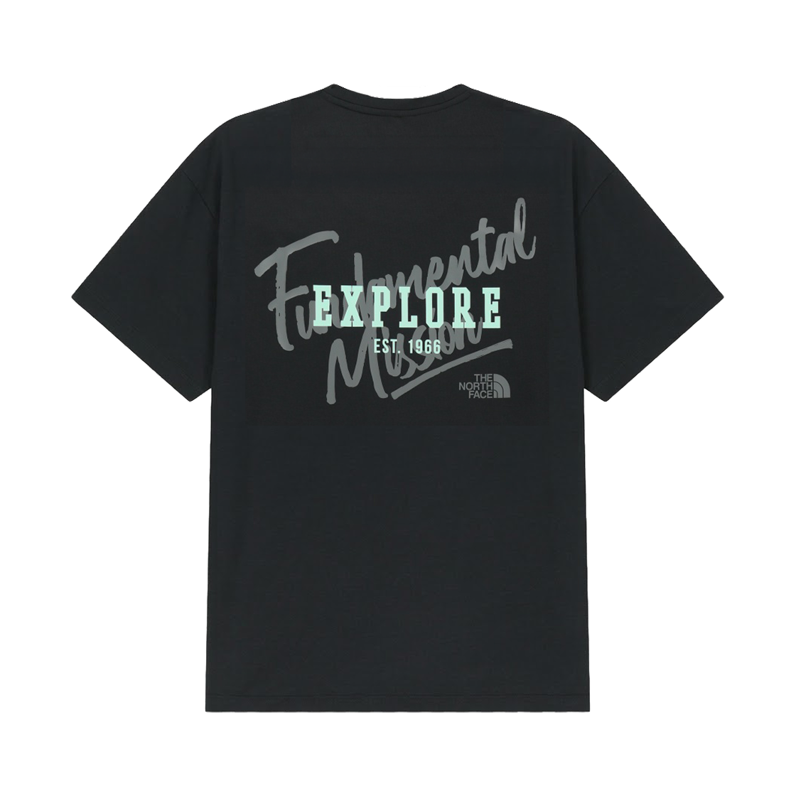 NT7US23J The North Face White Label Graffiti EX S/S R/T-Shirt Black - 26SS