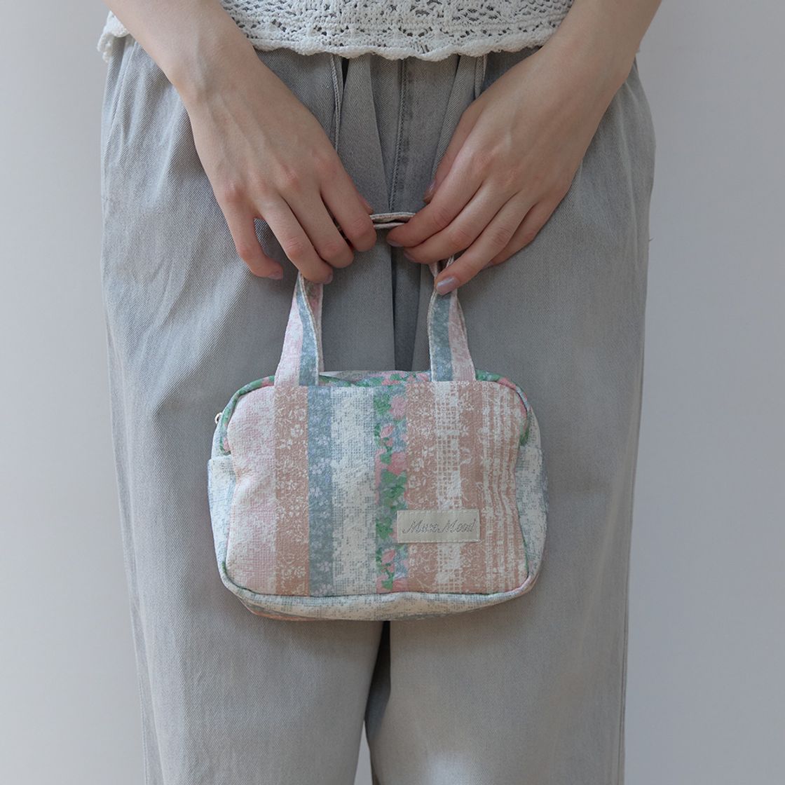 뮤즈무드 로즈 레이스 미니 백(Musemood Rose Lace Mini Bag) - 4