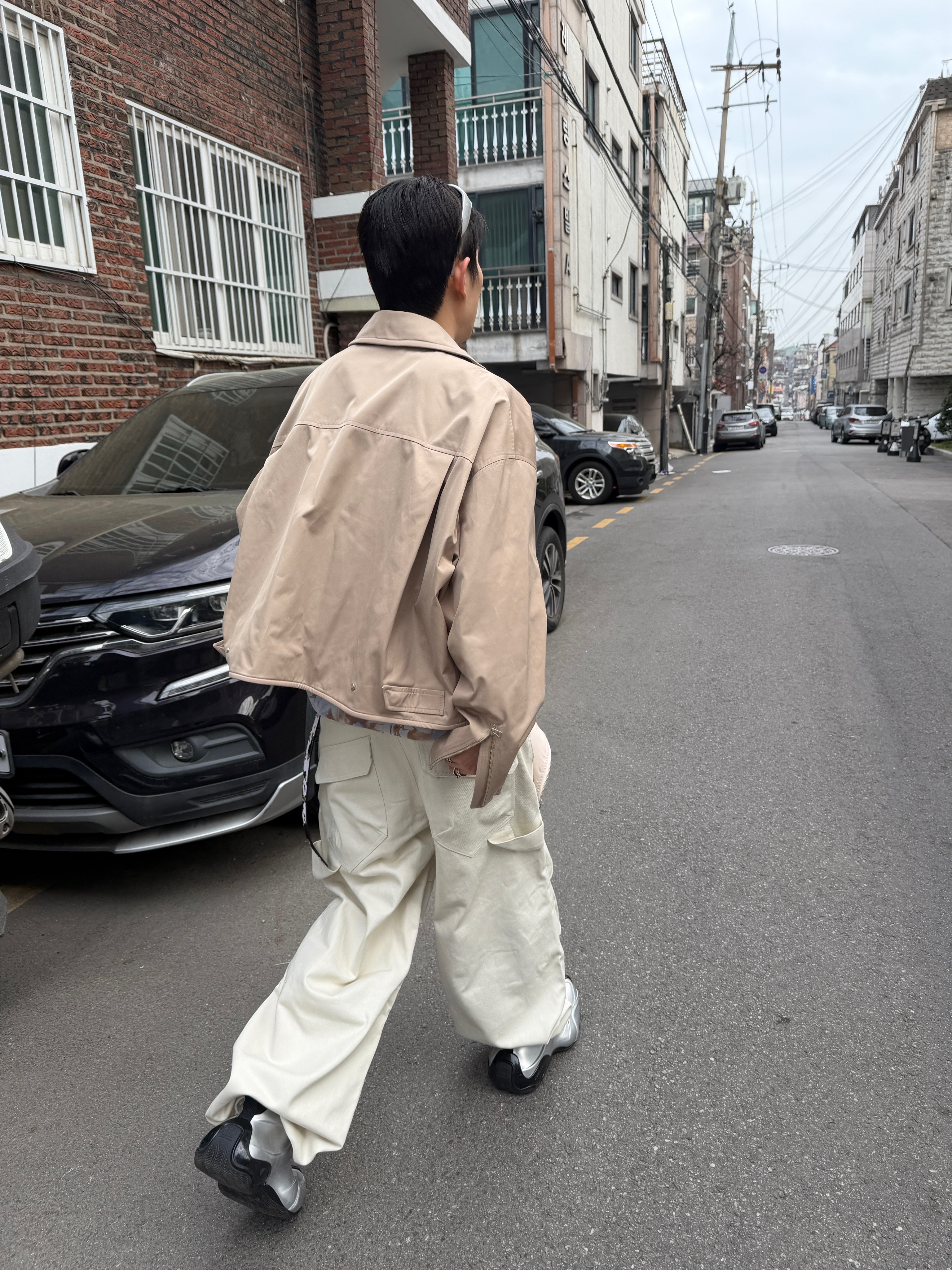 Nonnod Module Wire Jacket, Kamien Ground Pants Ecru 착용 스타일 - 7