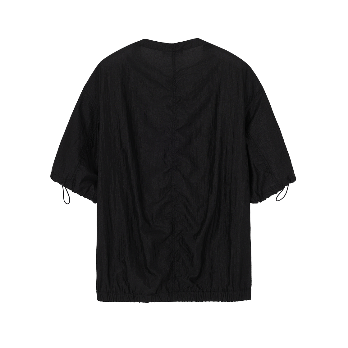 송지오 옴므 바이어스 집업 스트링 티셔츠 블랙(SONGZIO HOMME Bias Zip-Up String T Shirt Black) - 2