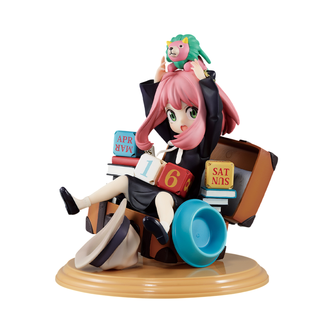 - Bandai Ichiban Kuji Spy x Family Mission Start Ver15 A Prize Figure with Block Calendar Anya Forger
