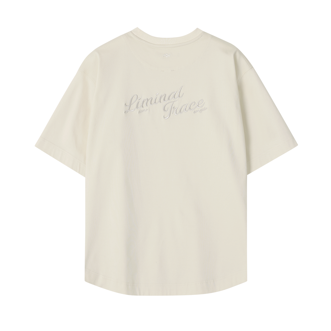 송지오 지제로 리미널 트레이스 커브컷 티셔츠 크림(SONGZIO ZZERO Liminal Trace Curve Cut T Shirt Cream) - 2