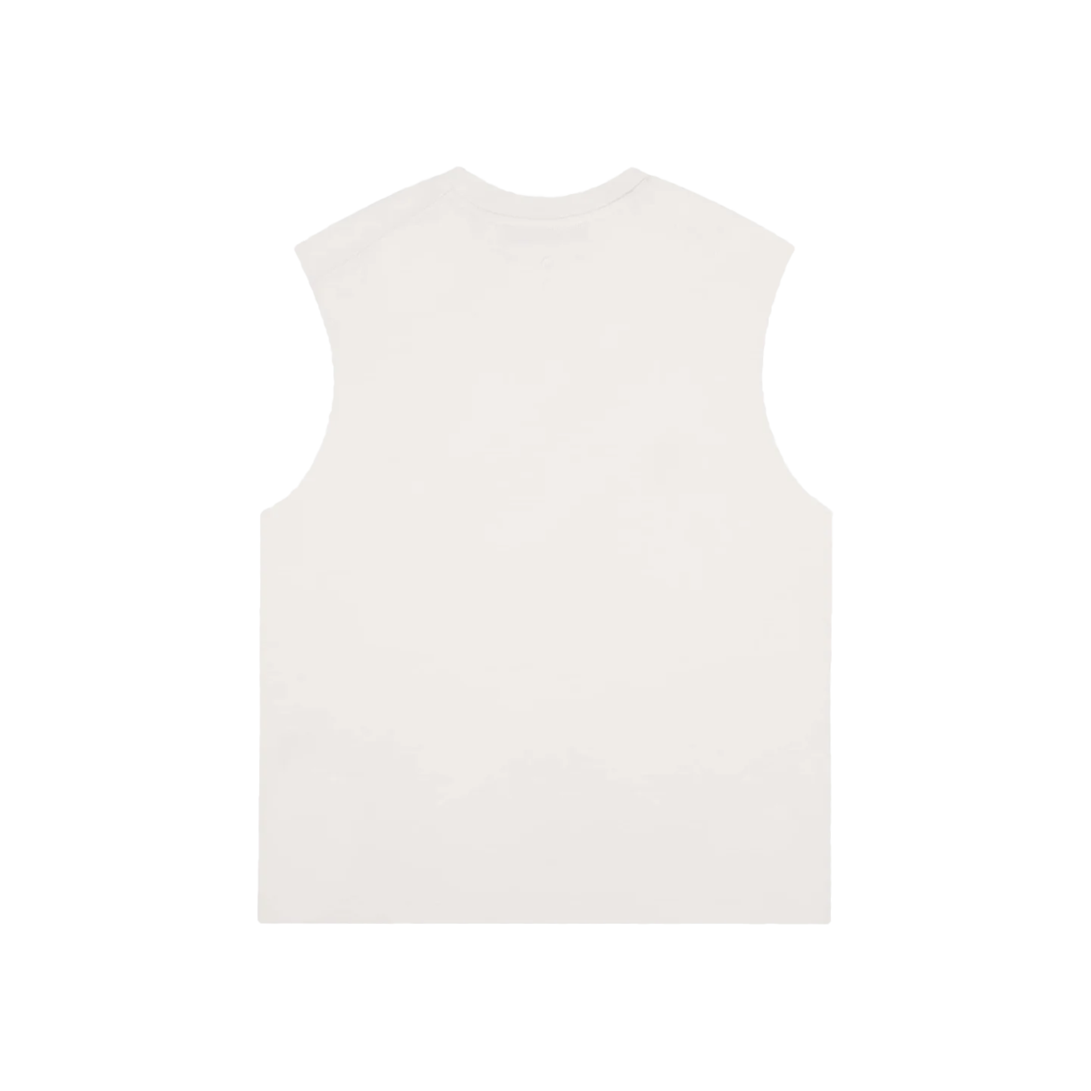 [KREAM 단독] 어바웃 블랭크 듀얼 로고 슬리브리스 티셔츠 오트 - 26FW([KREAM 단독] About:Blank Dual Logo Sleeveless T-Shirt Oat - 26FW) - 2