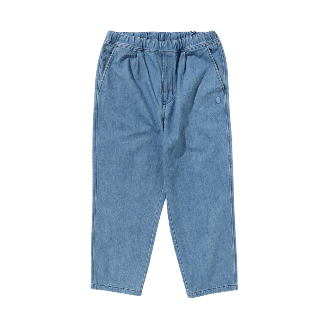 베이프 원 포인트 릴렉스드 핏 13온즈 데님 팬츠 라이트 인디고(BAPE One Point Relaxed Fit 13 oz. Denim Pants Light Indigo) - 1