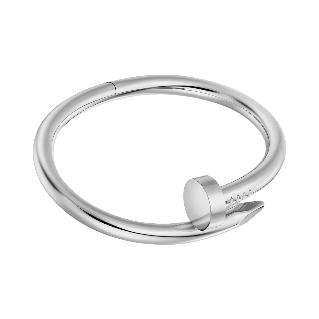 B60696 Cartier Juste un Clou Bracelet Large White Gold