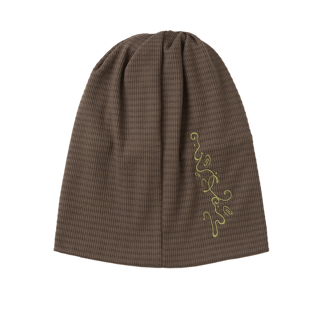 밀로 우먼 와이드 슬럽 비니 브라운(MILLO WOMEN Wide Slub Beanie Brown) - 1