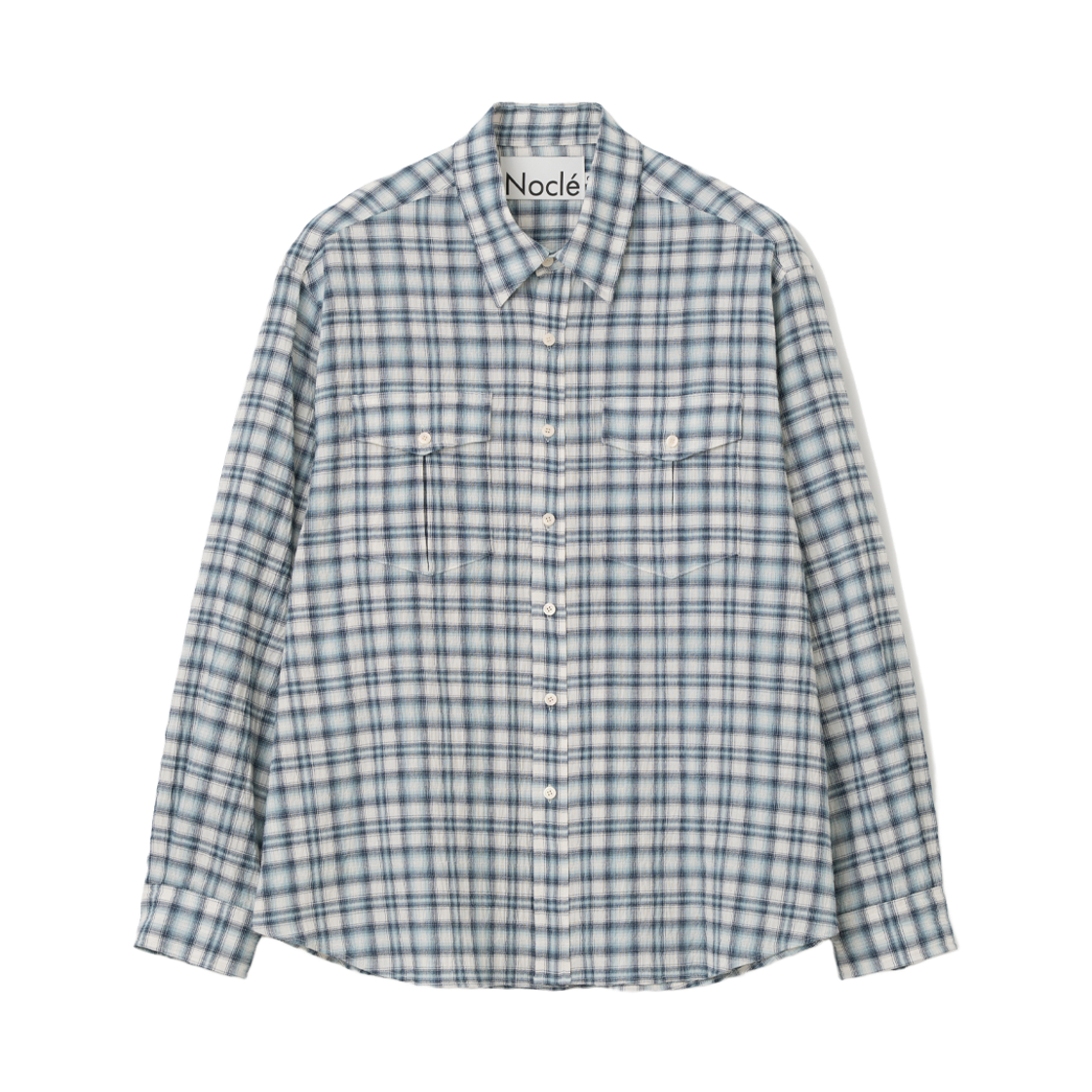 노클 헌터 체크 셔츠 V3 블루(Nocle Hunter Check Shirts V3 Blue)