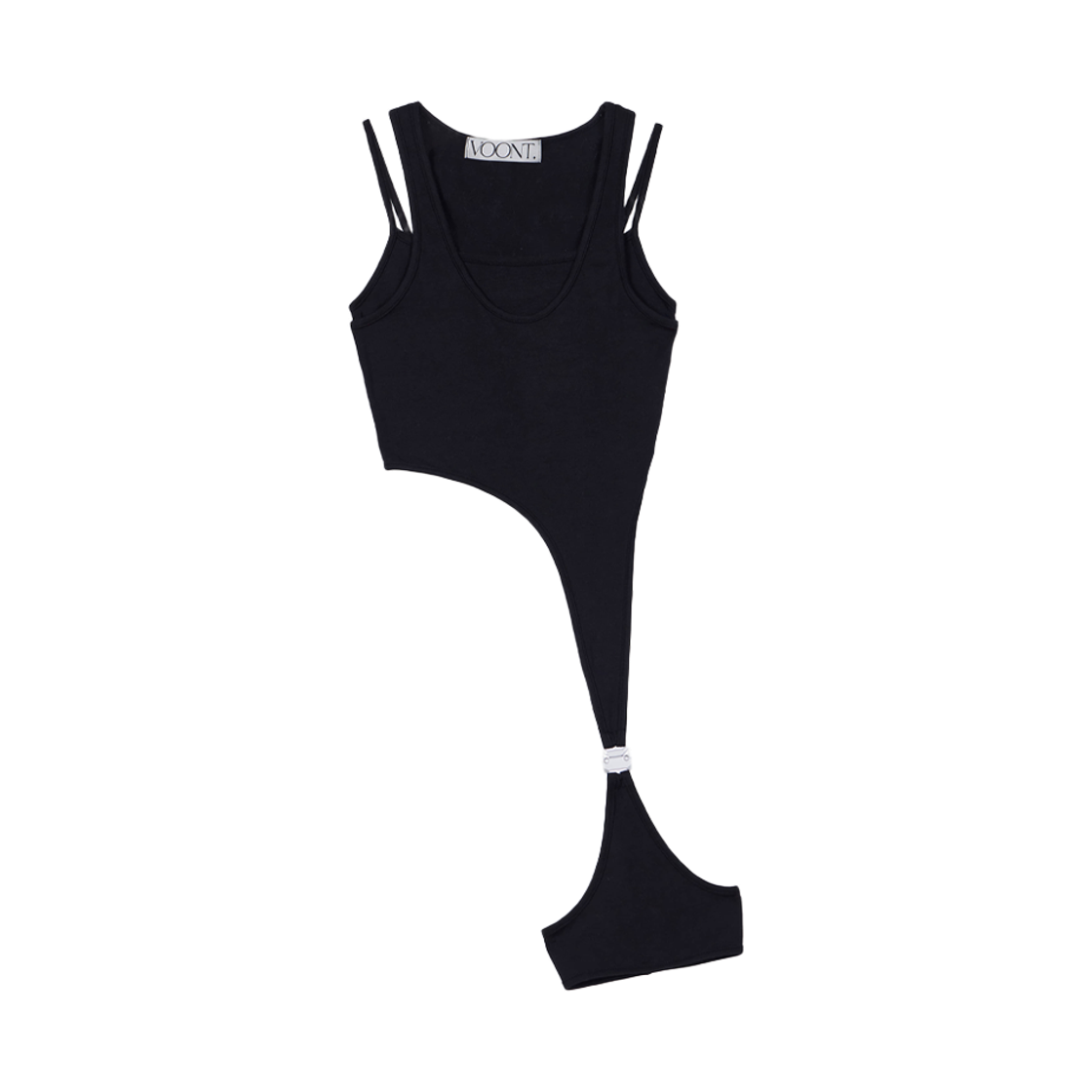 분트 컷아웃 가터 슬리브리스 블랙(VOONT Cut Out Garter Sleeveless (BLACK))
