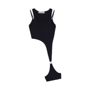 VOONT Cut Out Garter Sleeveless (BLACK)
