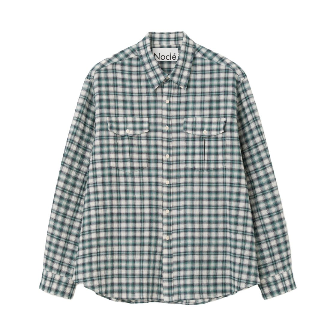 노클 헌터 체크 셔츠 V3 그린(Nocle Hunter Check Shirts V3 Green)