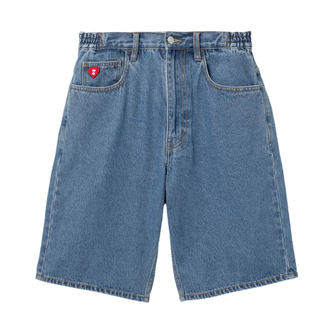 (W) 베이프 데님 쇼츠 인디고((W) BAPE Denim Shorts Indigo)