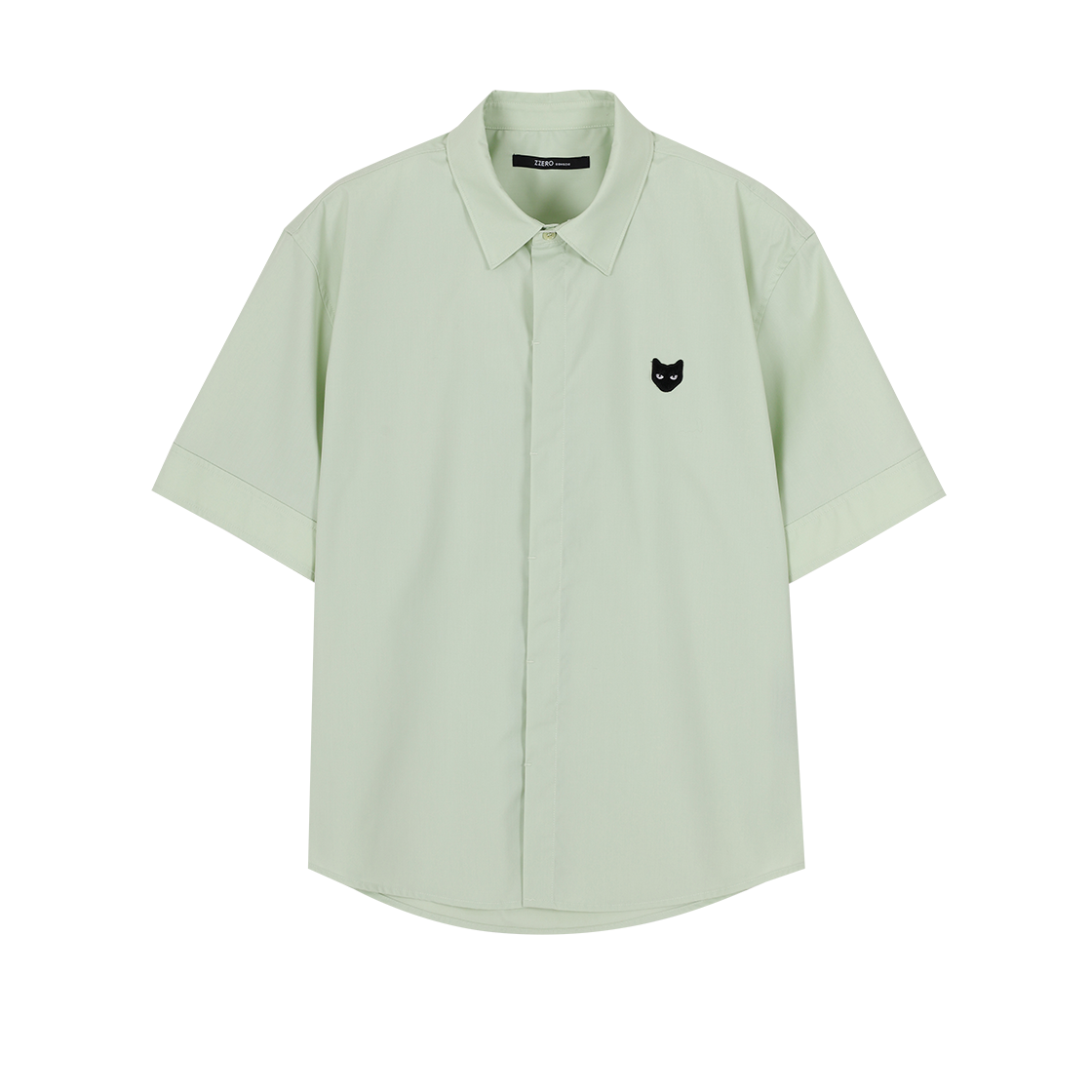 SI3SH801GE SONGZIO ZZERO Panther Half Shirt Green