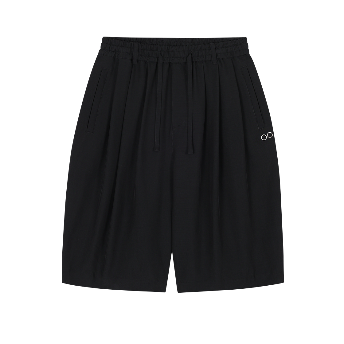 SI3PT342BK SONGZIO HOMME Oriental Balloon Shorts Black