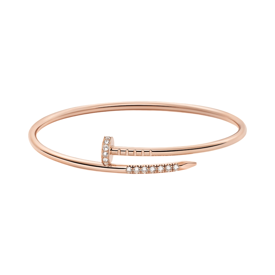 B60913 Cartier Juste un Clou Bracelet Small Pink Gold Diamonds