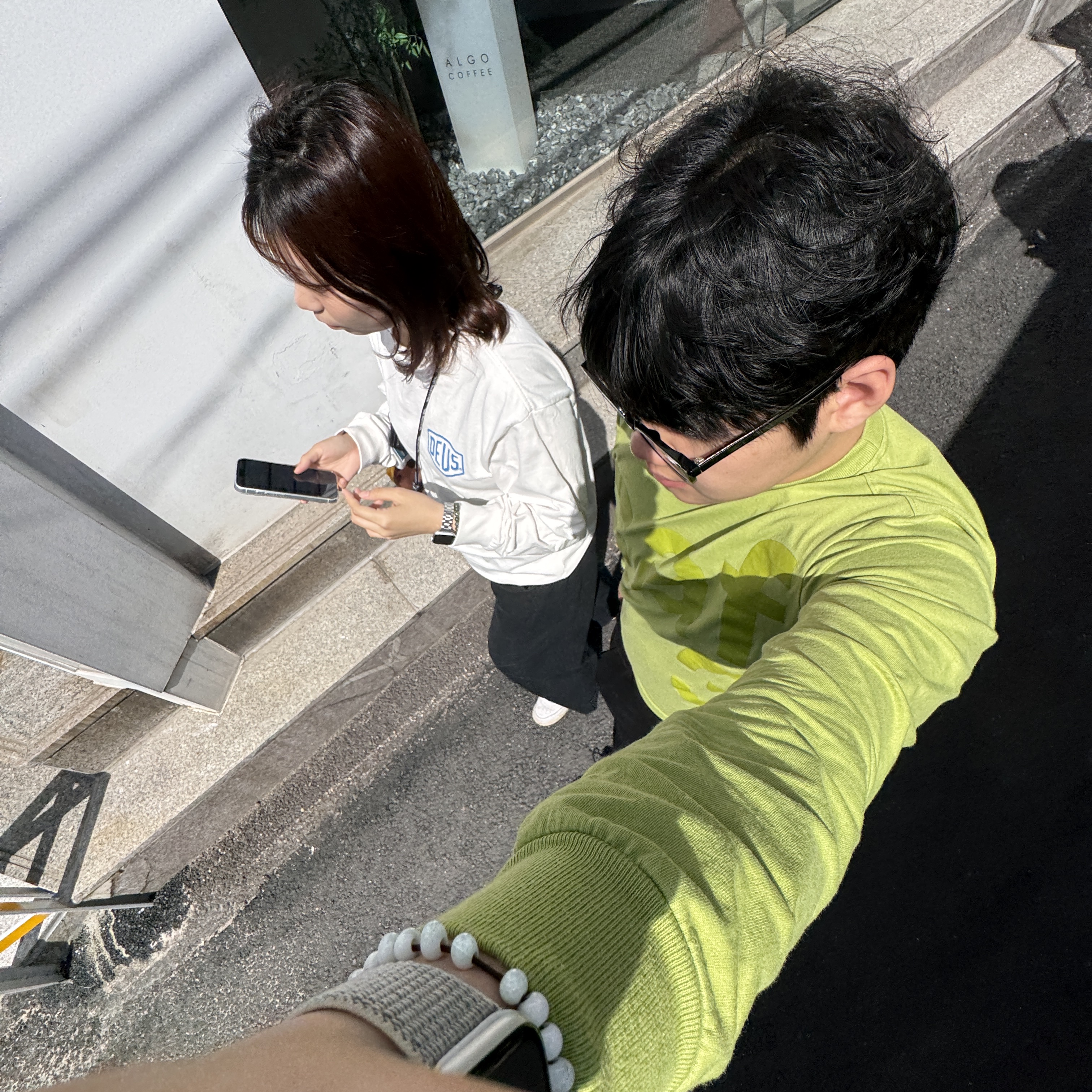 [KREAM 단독] Safarispot Basic Safari LS T-Shirt Green 착용 스타일