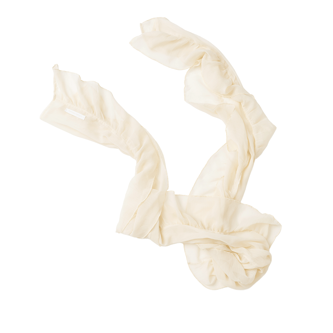 밀로 우먼 시어 웨이브 랩 스카프 라이트 베이지(MILLO WOMEN Sheer Wave Wrap Scarf Light Beige) - 1
