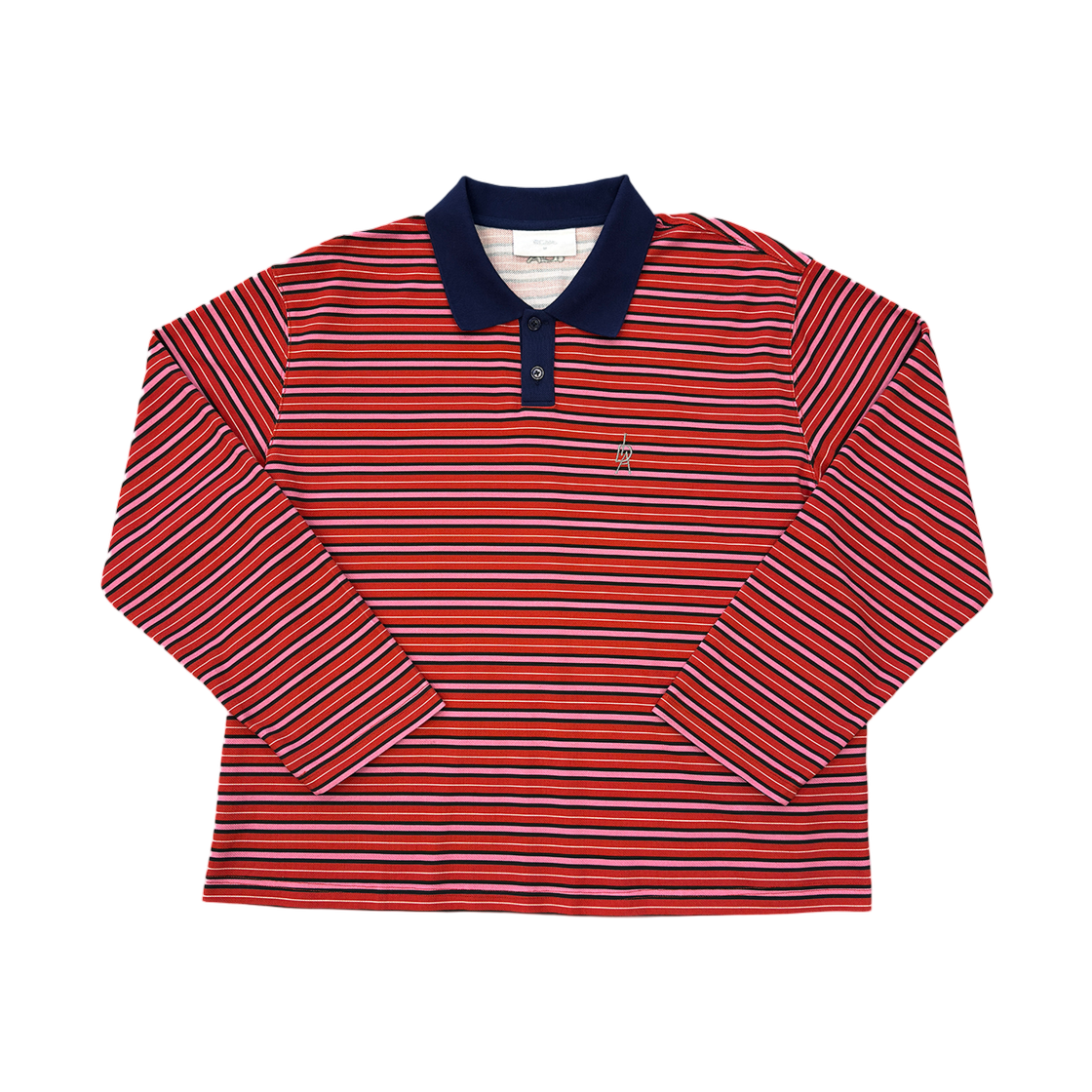 아이디에이 롱슬리브 모노그램 폴로 레드(IDA L/S Monogram Polo Red)