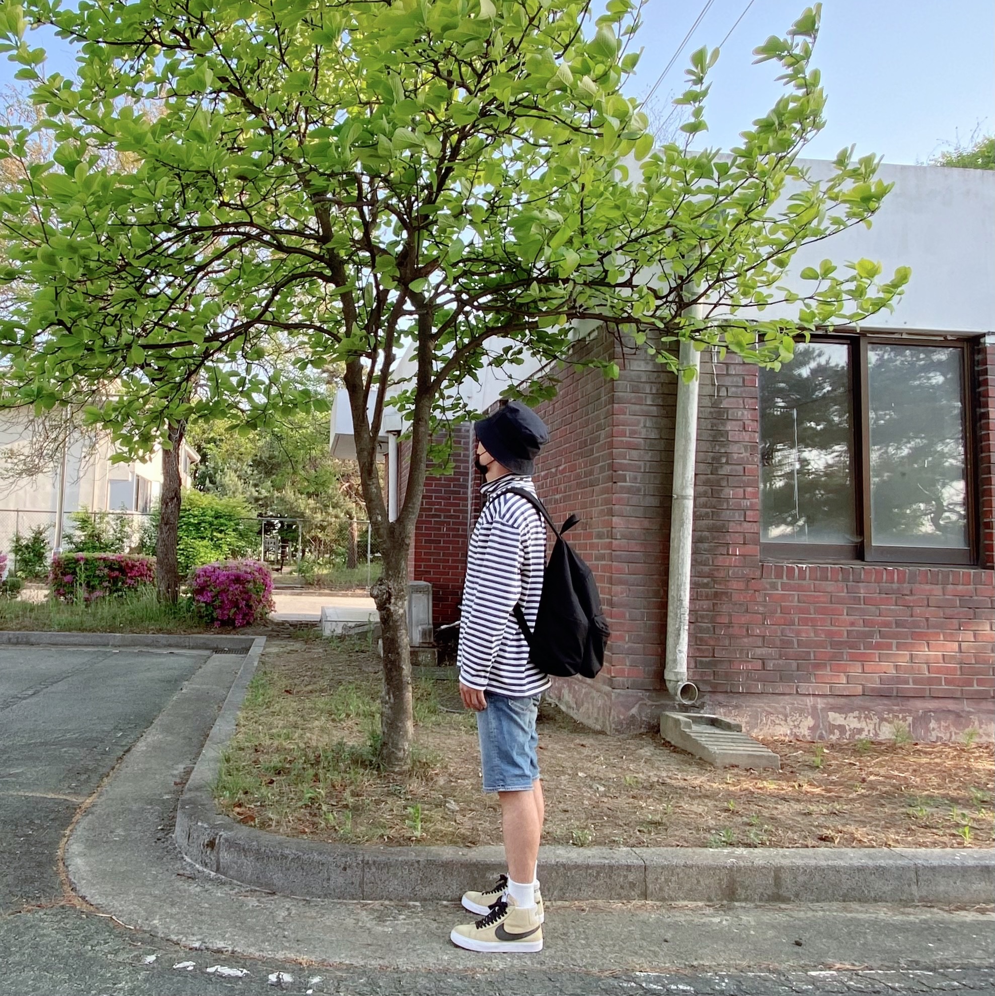Nike Futura Washed Bucket Hat Black, Nike x Stussy SB Zoom Blazer Mid 착용 스타일