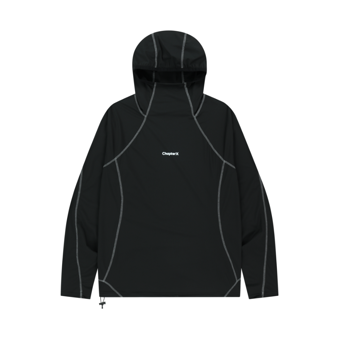 C1004BK Chapter.X Quick Dry Active Runners Hoodie Black