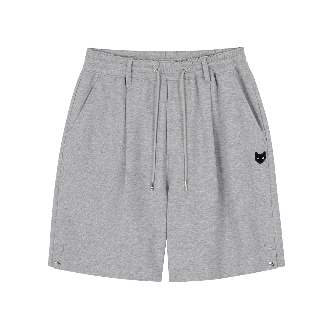 SI3PT803MG SONGZIO ZZERO Panther Jersey Shorts Melange Grey