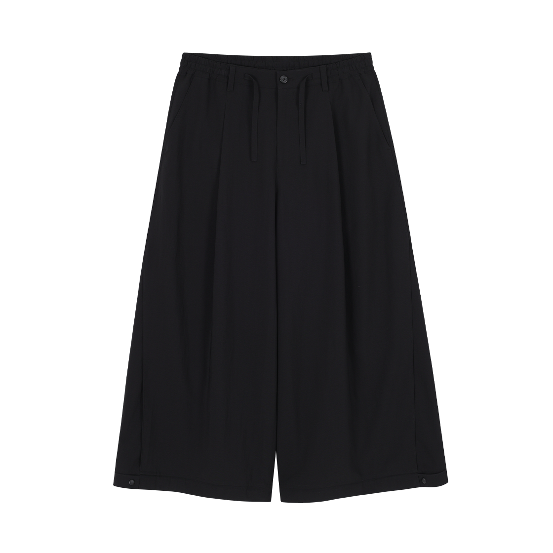 송지오 옴므 오리엔탈 크롭 와이드 팬츠 블랙(SONGZIO HOMME Oriental Crop Wide Pants Black)