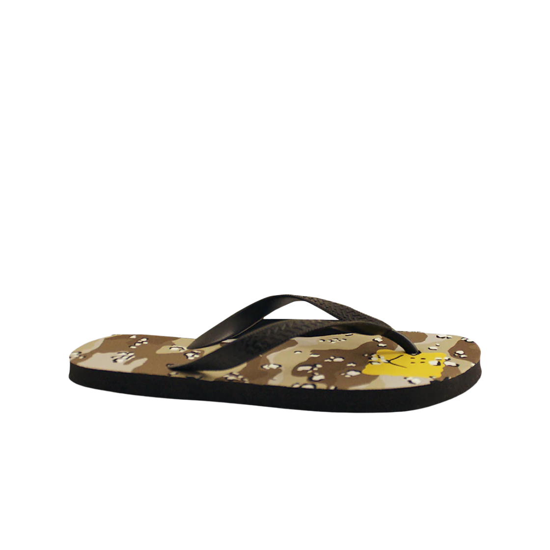 캐피탈 초콜릿 칩 카모 플립 플랍 베이지(Kapital Chocolate Chip Camo Flip Flops Beige)