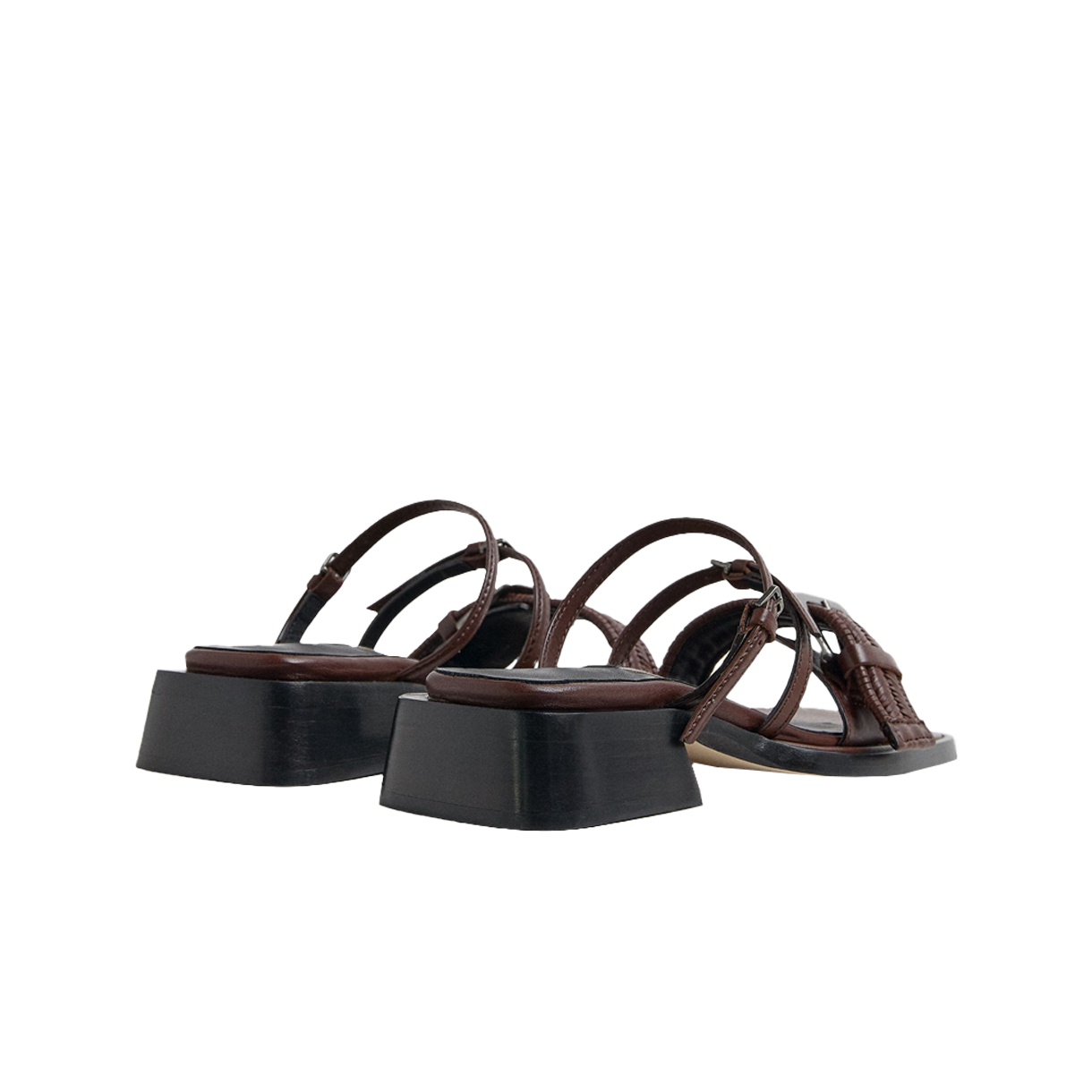 미스타 우먼 나야 버클 샌들 브라운 - 26SS(Miista Women Nayah Buckled Sandals Brown - 26SS) - 5