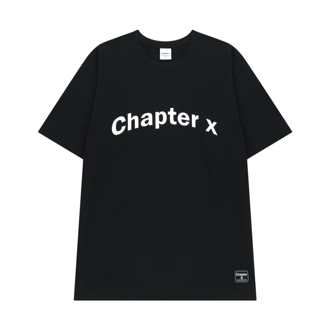 C1008BK Chatper.X Oversized Essential X Shorts Sleeve Black