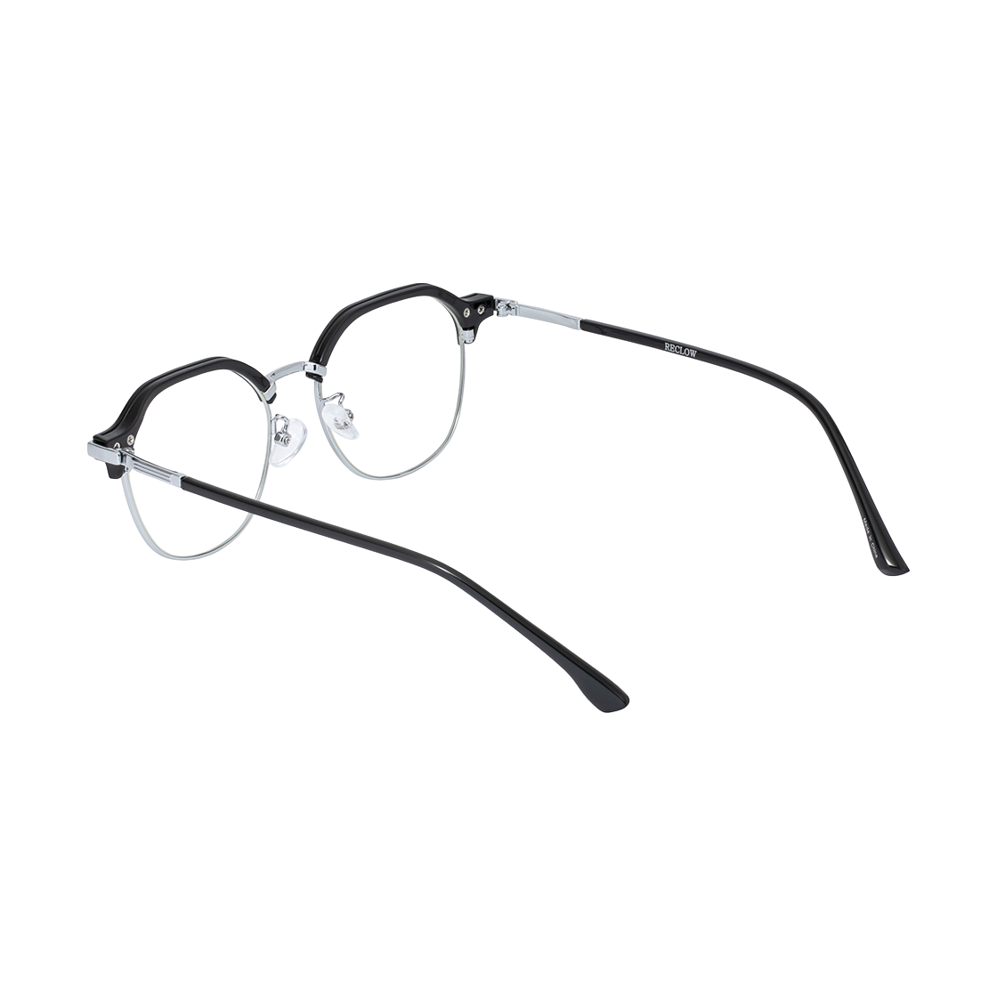 리끌로우 FBB82 블루라이트 안경 블랙 실버(RECLOW FBB82 Blue Light Glasses Black Silver) - 3